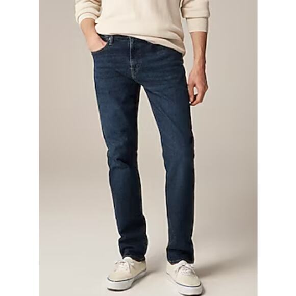J. Crew 484 Slim Fit Stretch Medium Wash Denim Jeans Mens Size 32x34 - Picture 3 of 11